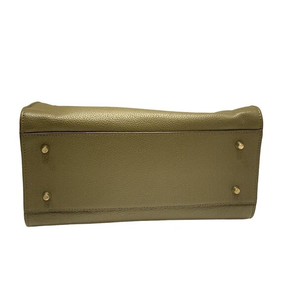 Auth FURLA - Khaki Leather Handbag - Picture 10 of 11